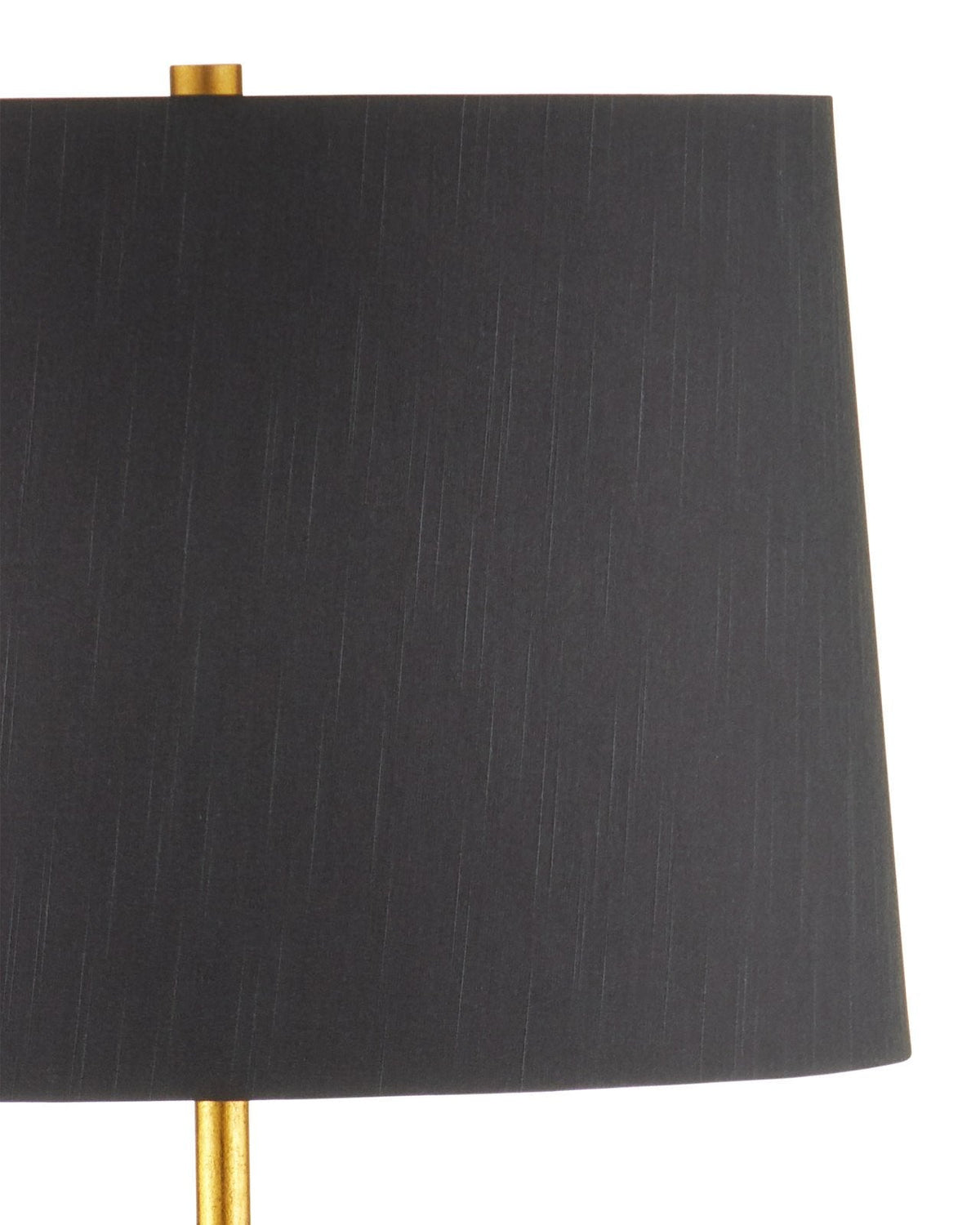 65-Inch Gold Leaf Iron Floor Lamp with Lotus Accents