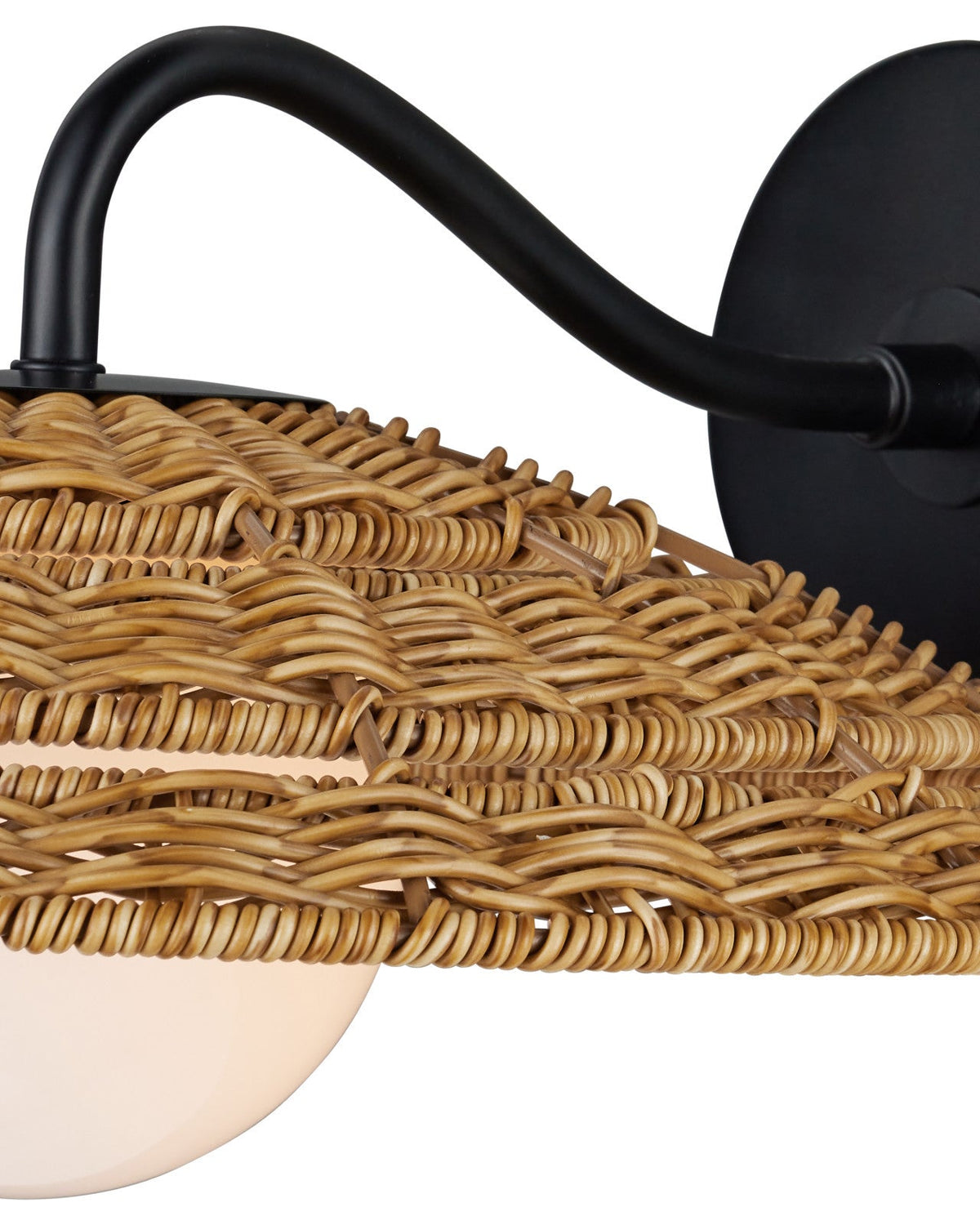 Barbary All-Weather Wicker Outdoor Wall Sconce