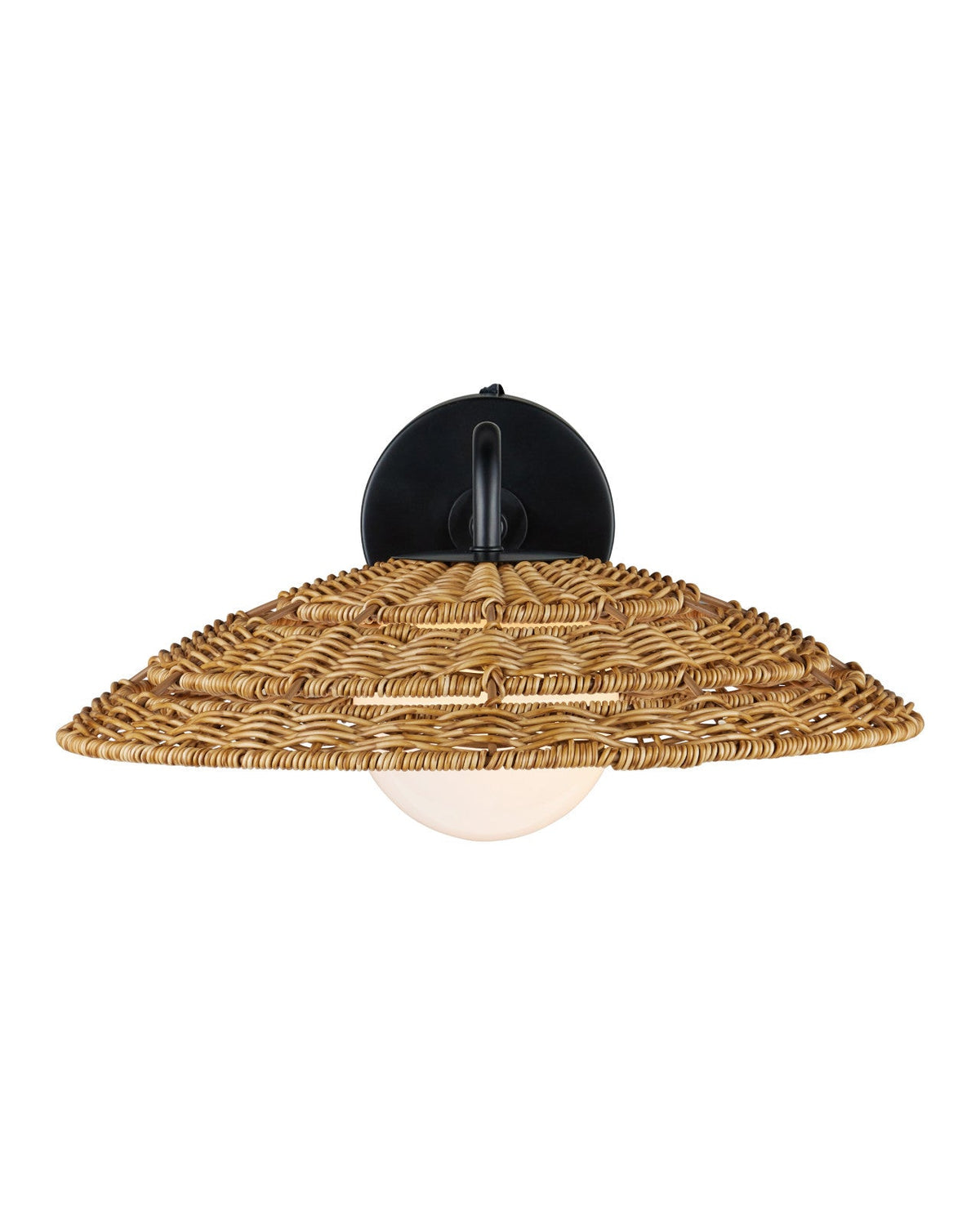 Barbary All-Weather Wicker Outdoor Wall Sconce