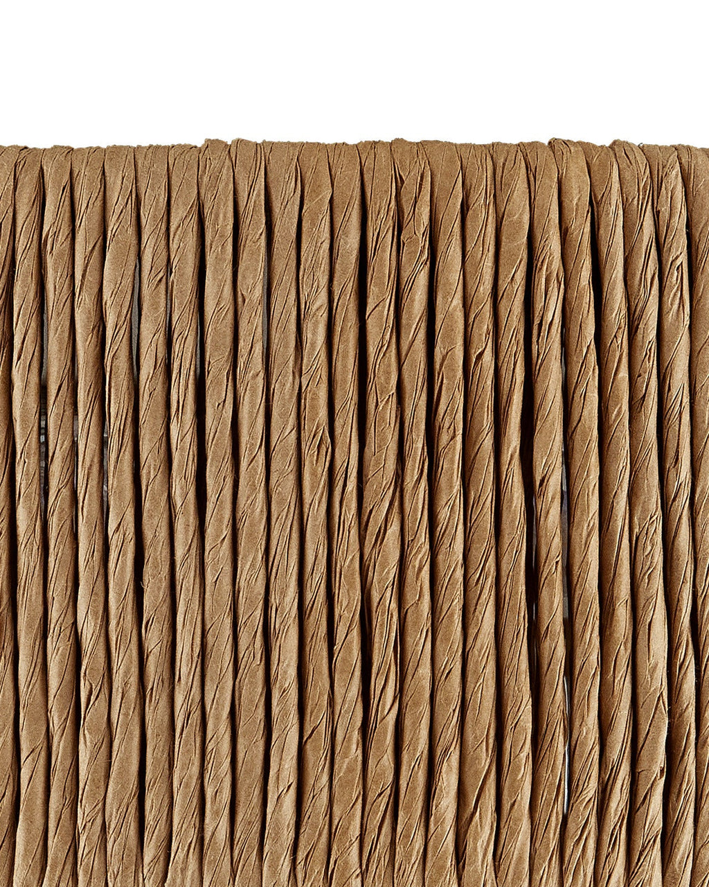 14-Inch Woven Kraft Paper Twine LED Flush Mount