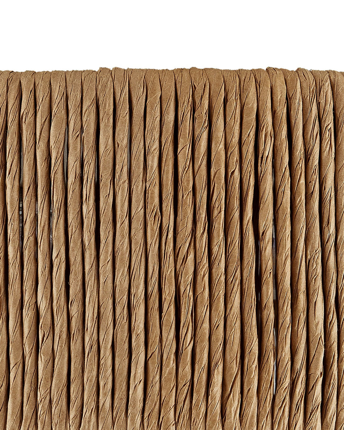 14-Inch Woven Kraft Paper Twine LED Flush Mount