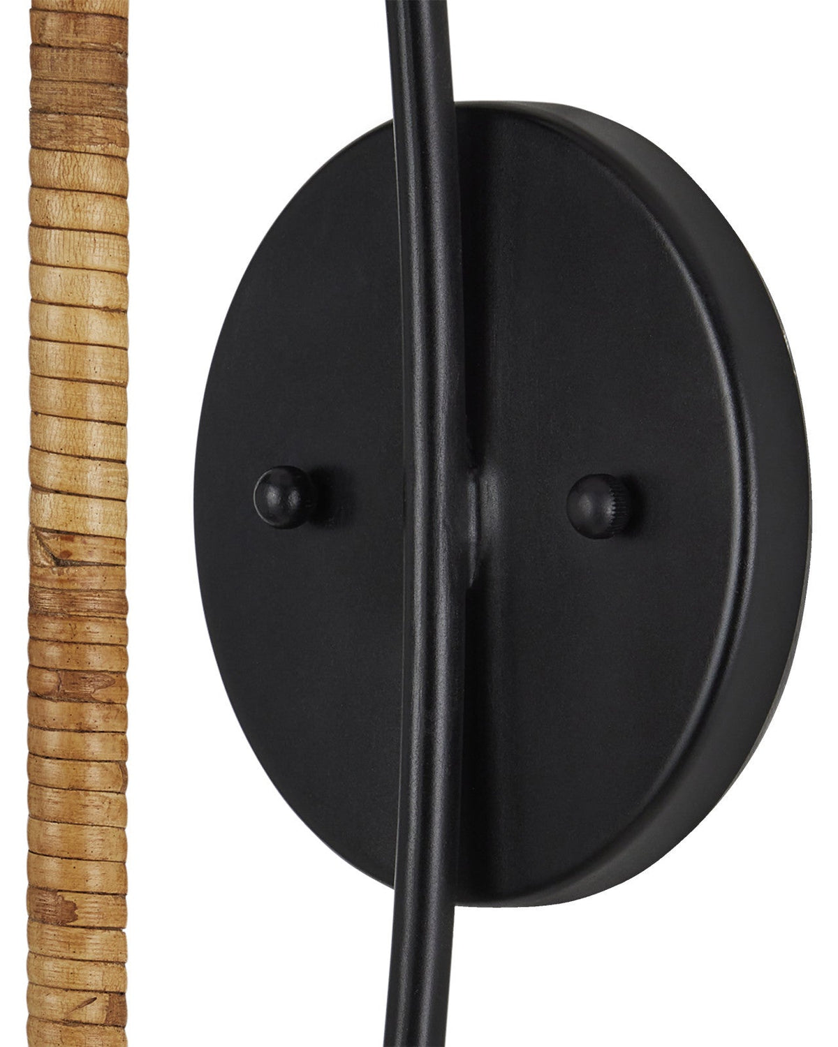 Capriole Rattan Warp Wall Sconce