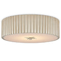 14-Inch Silver Leaf LED Flush Mount