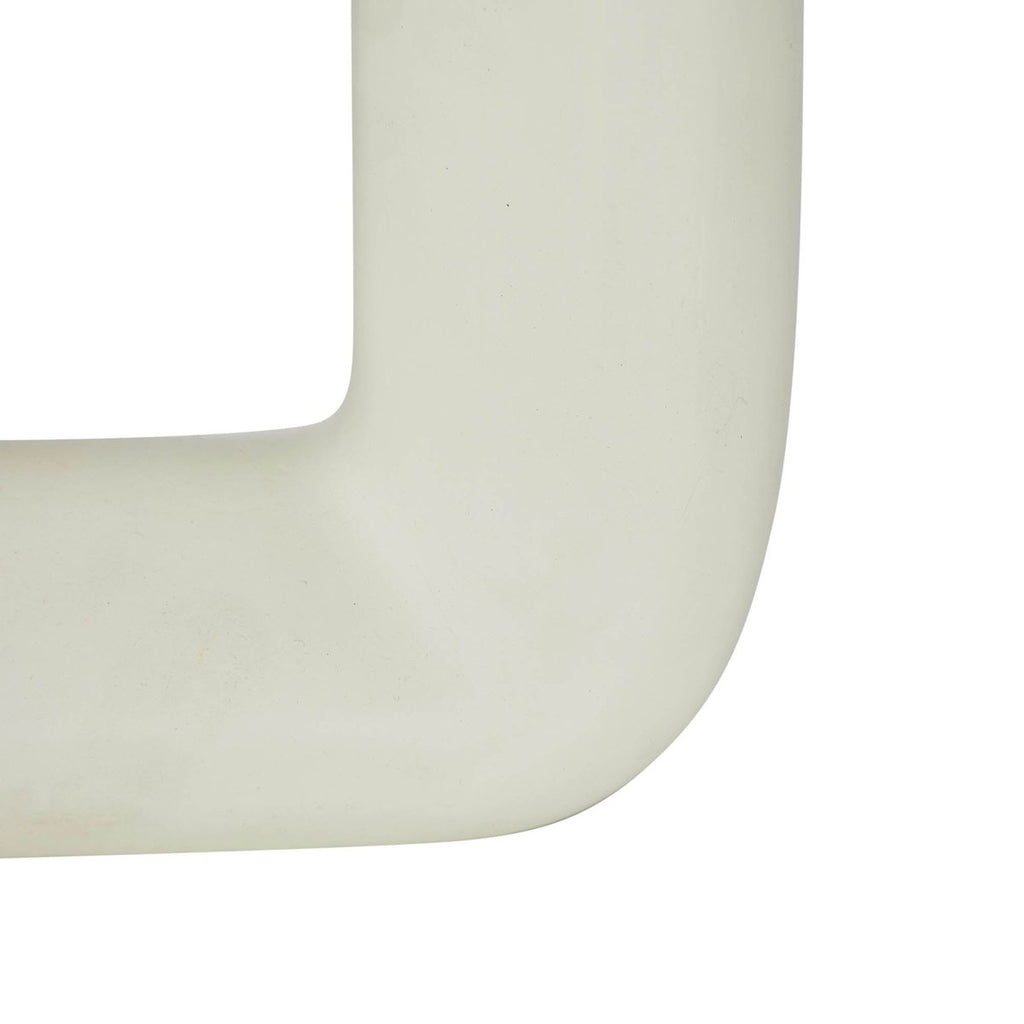 Lampe de table en céramique blanche de 27 pouces avec abat-jour en lin