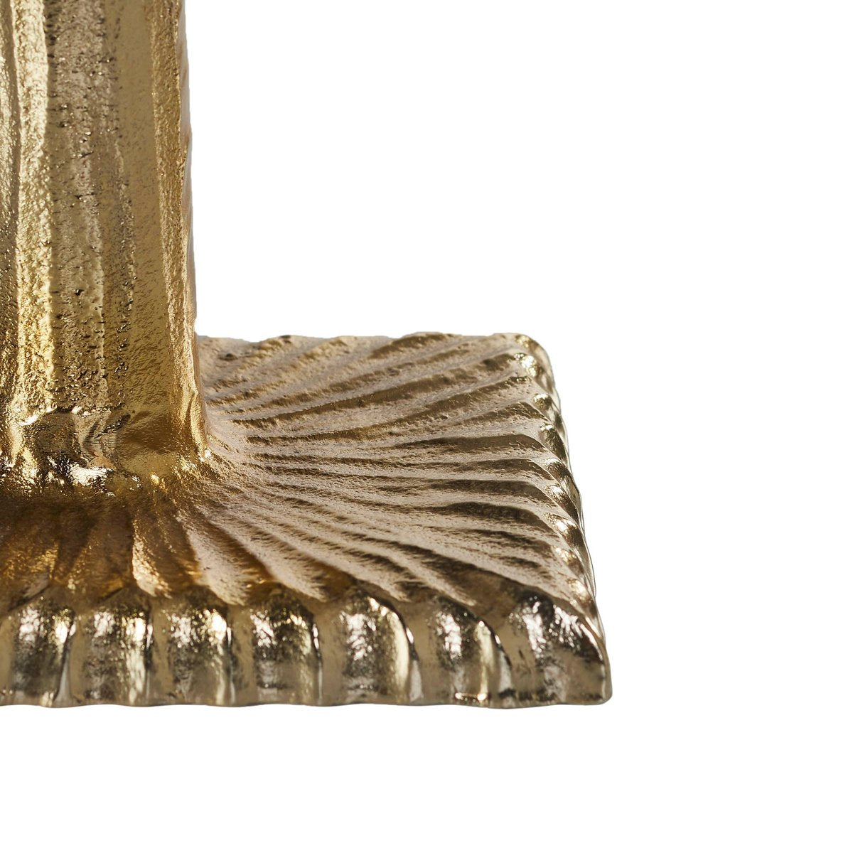 28-Inch Antique Brass Aluminum Table Lamp with Linen Shade