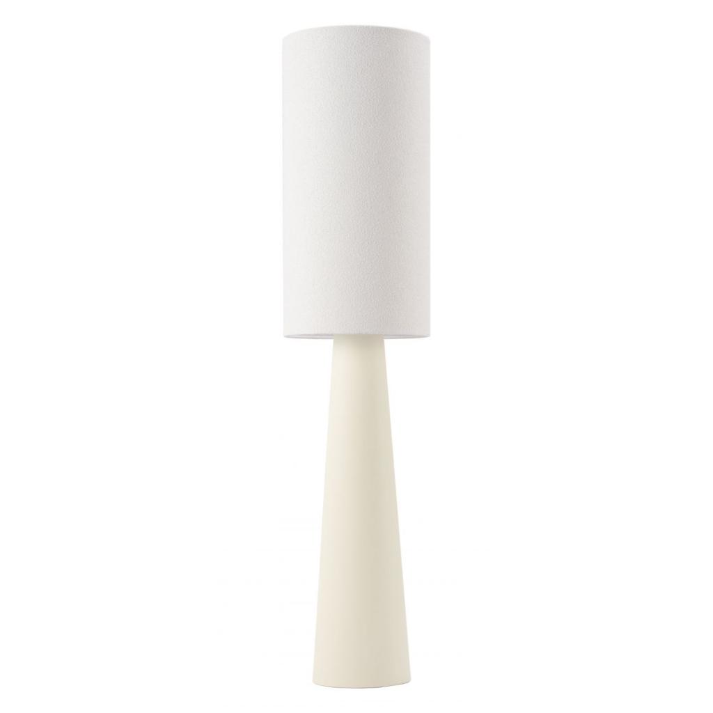 Lampadaire blanc de 51.2 pouces avec structure en acier thermolaqué