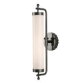 20-Inch Bronze-Finish Wall Sconce with Milk Glass Shade