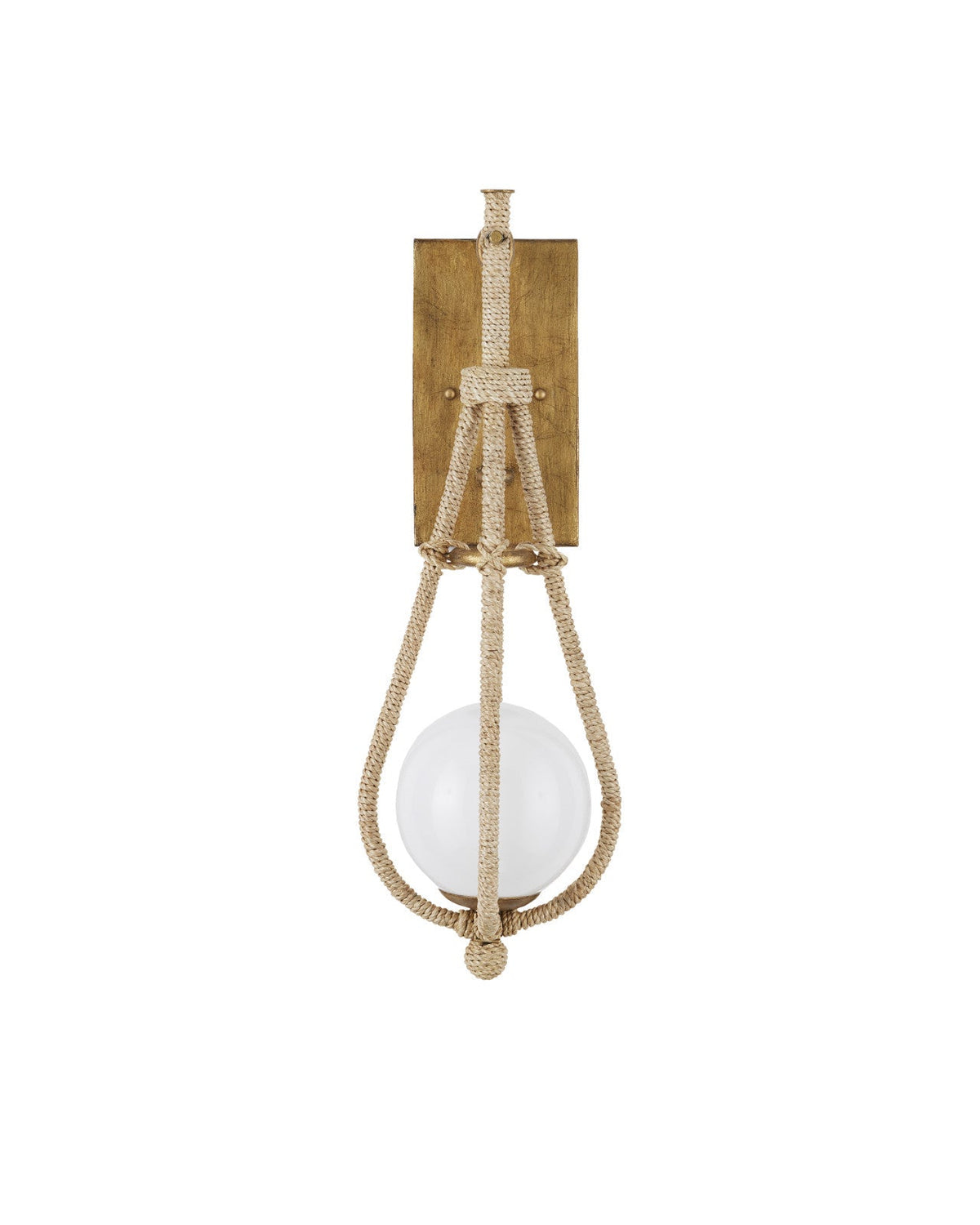 Passageway Abaca Rope Warp Wall Sconce