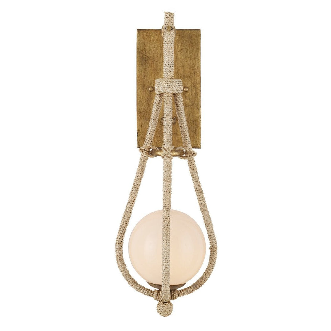 Passageway Abaca Rope Warp Wall Sconce