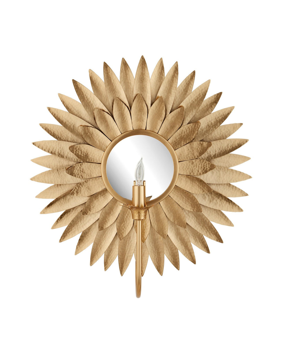 Plumage Brass Wall Sconce
