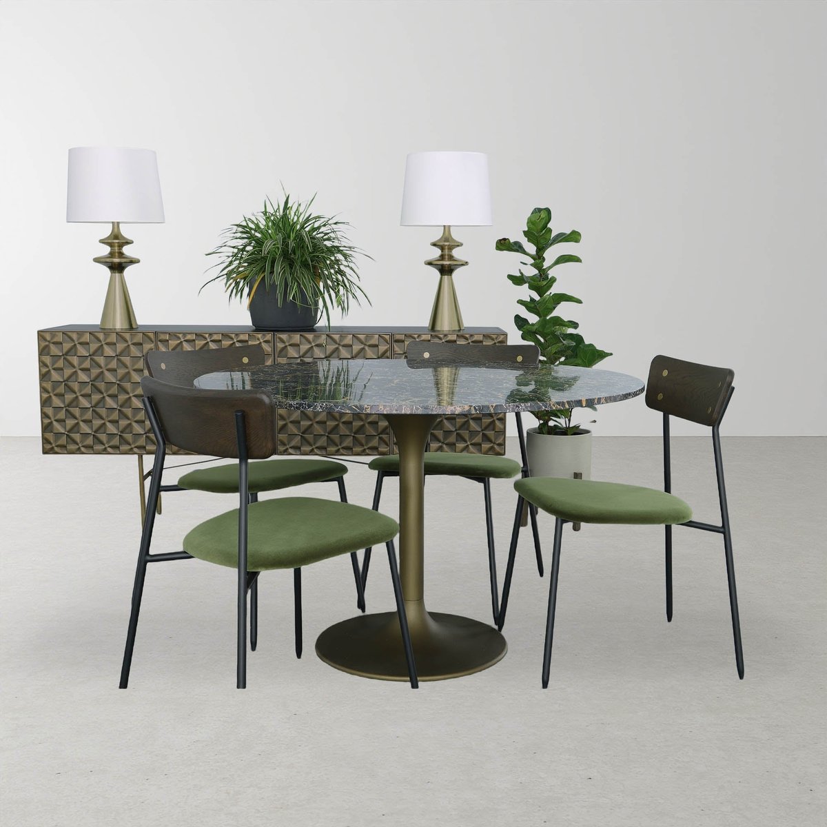 28-Inch Gold-Finish Aluminum Table Lamp with Linen Shade