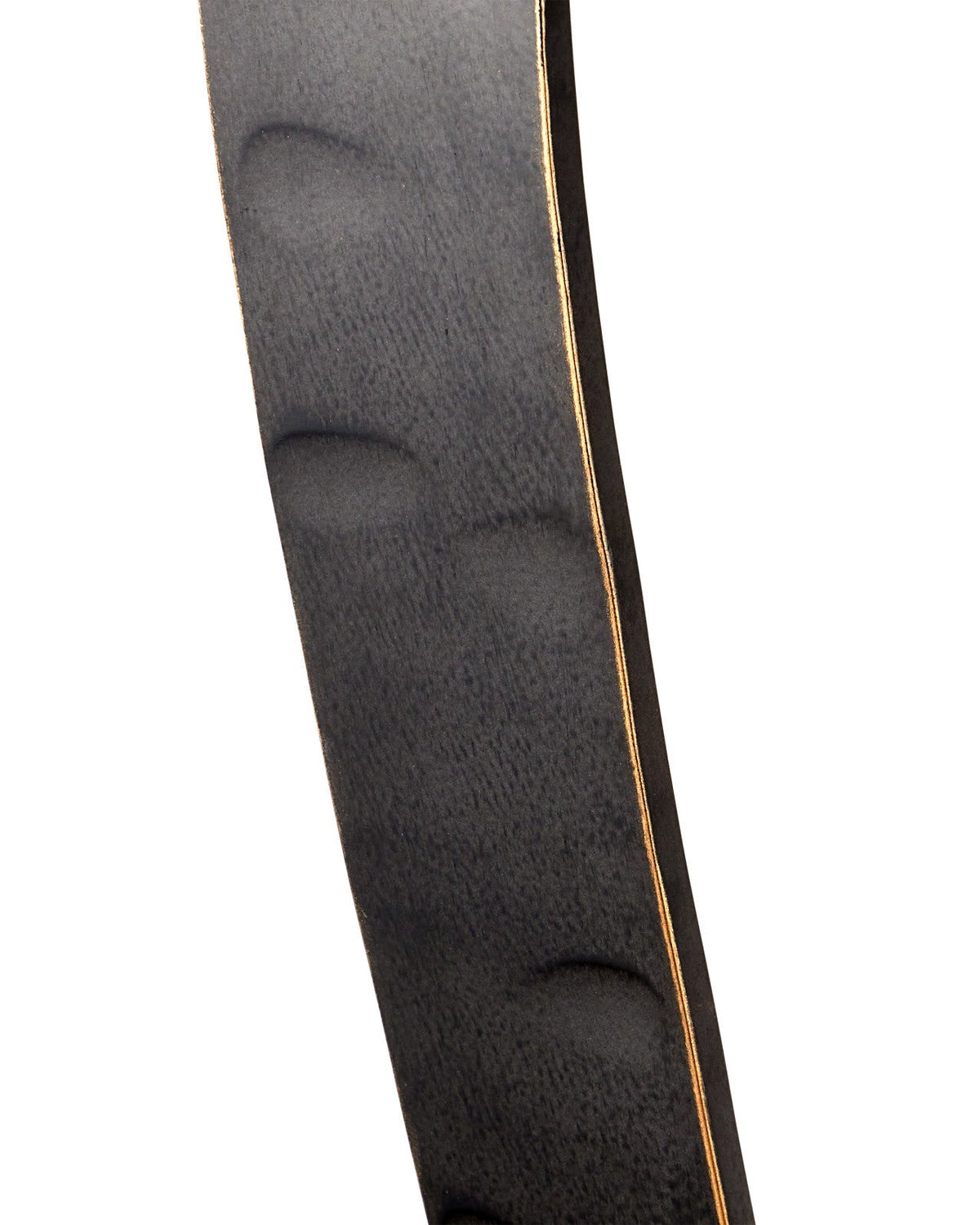 61.5-Inch Iron Ribbon Wall Sconce with Smoke Hammered Glass